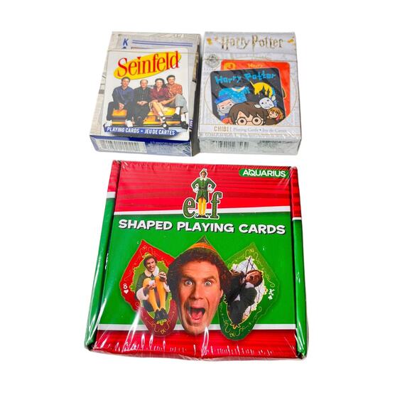 Elf Seinfeld And Harry Potter Playing Deck Of Cards Set - Picture 1 of 8